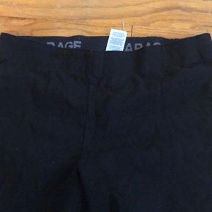 garage black leggings